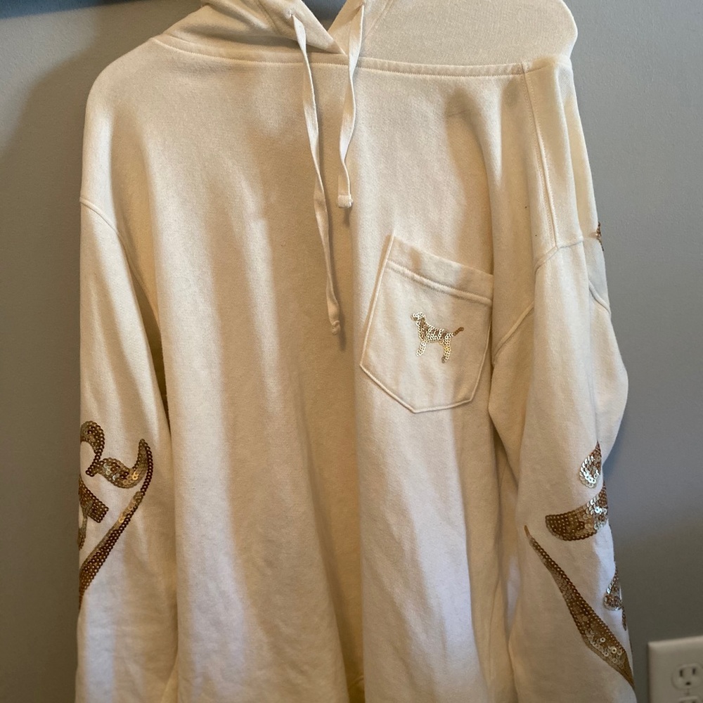 PINK Gold Hoodie
